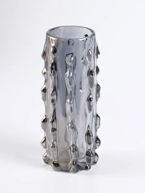 Ваза &laquo;Алонзо&raquo;, 18&times;6 см, стекло, чёрная