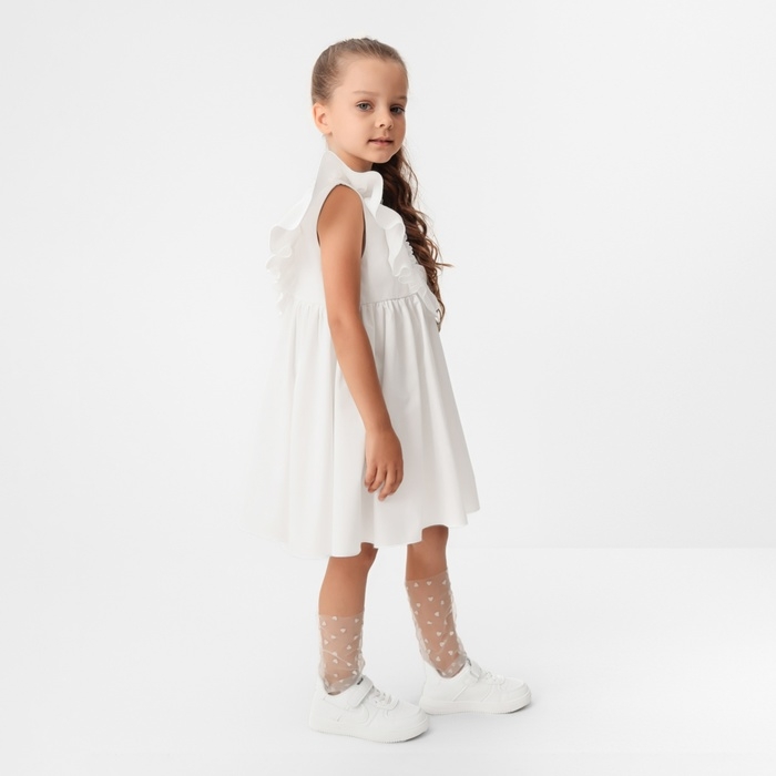 Платье детское KAFTAN &laquo;Бабочка&raquo;, р. 34 (122-128), белый