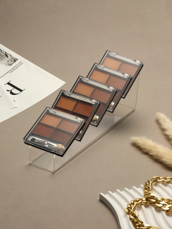 Горка для теней 4*24*7 см, 6 мест, оргстекло 2 мм, цвет прозрачный В ЗАЩИТНОЙ ПЛЁНКЕ Горка для теней 4*24*7 см, 6 мест, оргстекло 2 мм, цвет прозрачный В ЗАЩИТНОЙ ПЛЁНКЕ