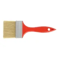 Кисть плоская ЛОМ промо, искусственная щетина, пластиковая рукоятка, 2.5", 63 мм