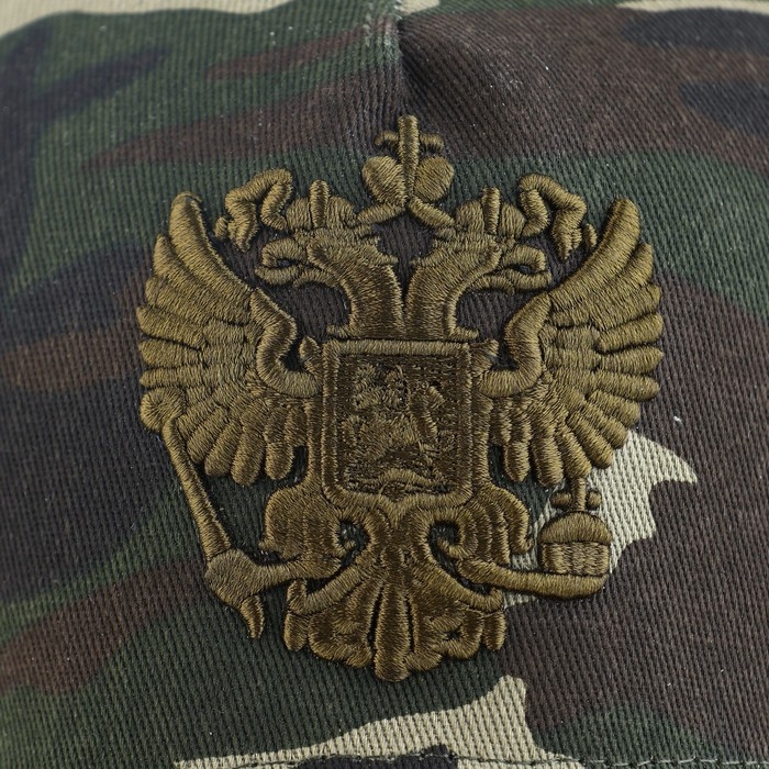 Кепка мужская &laquo;Герб&raquo;,цвет хакки р-р 56