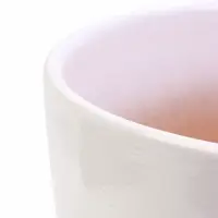 Набор горшков цветочный поддоном 4 шт 0,4 / 1 / 2,5 / 5 л керамика, Белый