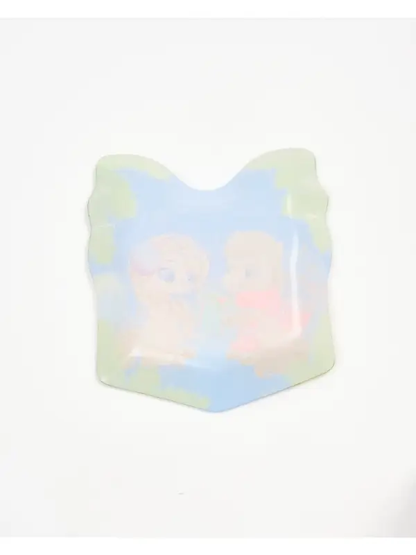 Тарелка плоская новогодняя &laquo;Счастья в новом году&raquo;, 15.1&times;17.3 см