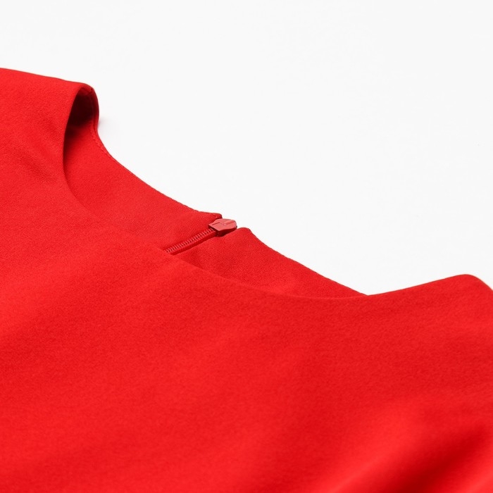 Платье женское MINAKU: Silk pleasure цвет красный , размер 46