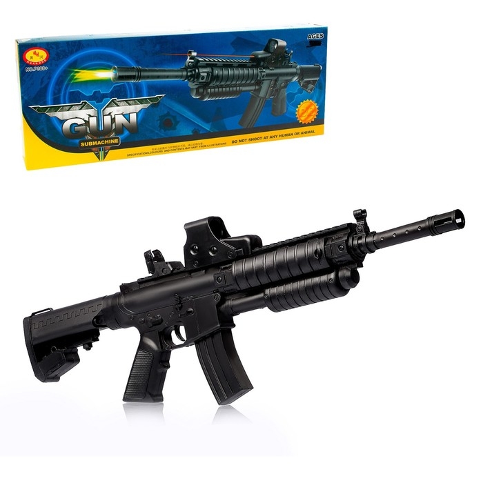 Автомат пневматический «М4», с лазером и прицелом Автомат пневматический «М4», с лазером и прицелом