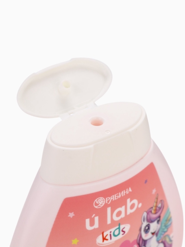 Детский шампунь-гель-пена 3в1  "Единороги", 250 мл, аромат клубничный смузи