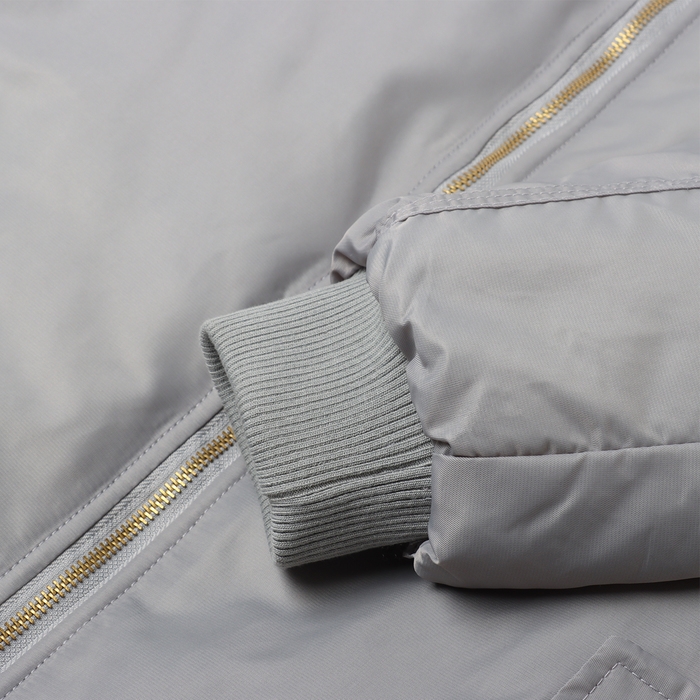 Бомбер мужской на молнии MIST, размер 52, серый Бомбер мужской на молнии MIST, размер 52, серый