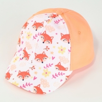 Кепка детская для девочки &laquo;Лисички&raquo;, р-р. 48-50