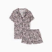 Пижама женская (рубашка и шорты) KAFTAN Leo р. 44-46, розовый