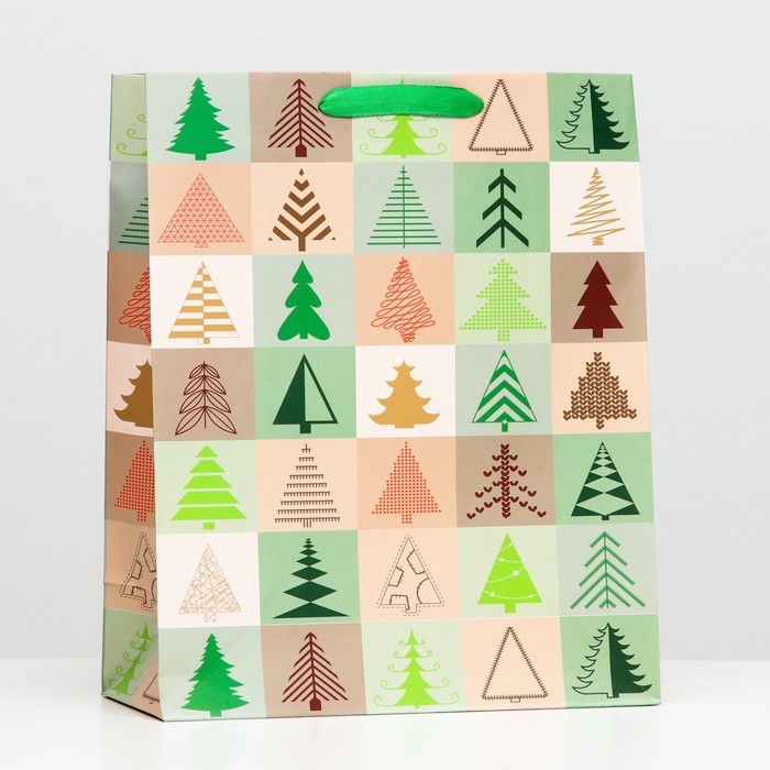 Пакет ламинированный Пакет ламинированный "Ёлочки" 26 x 32 x 12