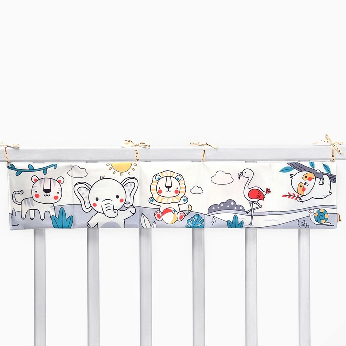 Бортик на кроватку &laquo;Baby time&raquo; 14х70 см, Крошка Я