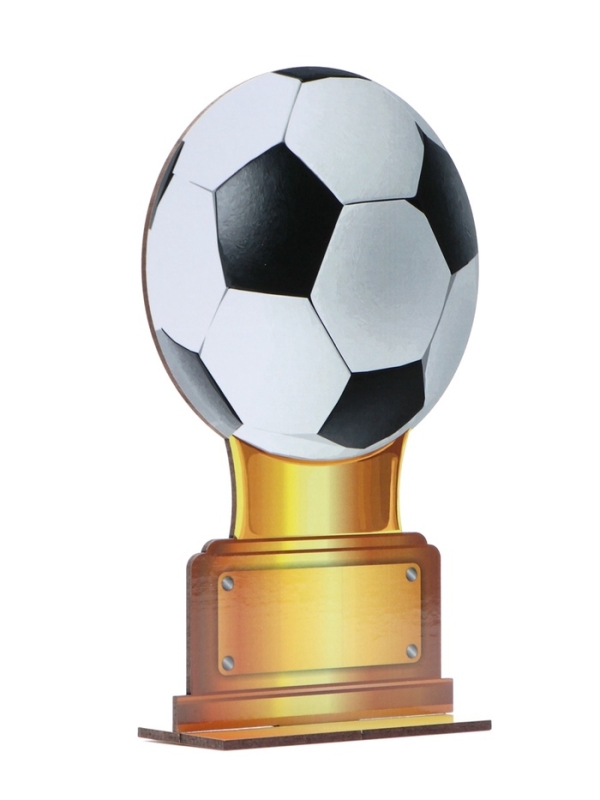 Стела "Футбольный мяч" 12,5х20,8см