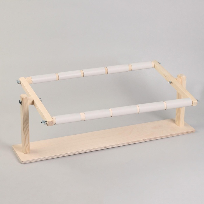 Пяльцы-рамка для вышивания, 30 × 50 см, с подставкой, цвет светлое дерево Пяльцы-рамка для вышивания, 30 × 50 см, с подставкой, цвет светлое дерево