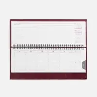 Планинг Faro, датированный, бордовый