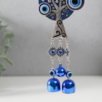 Музыка ветра металл, пластик от сглаза "Дерево от сглаза с 3 колокольчиками" 30,5х7х2 см Музыка ветра металл, пластик от сглаза "Дерево от сглаза с 3 колокольчиками" 30,5х7х2 см