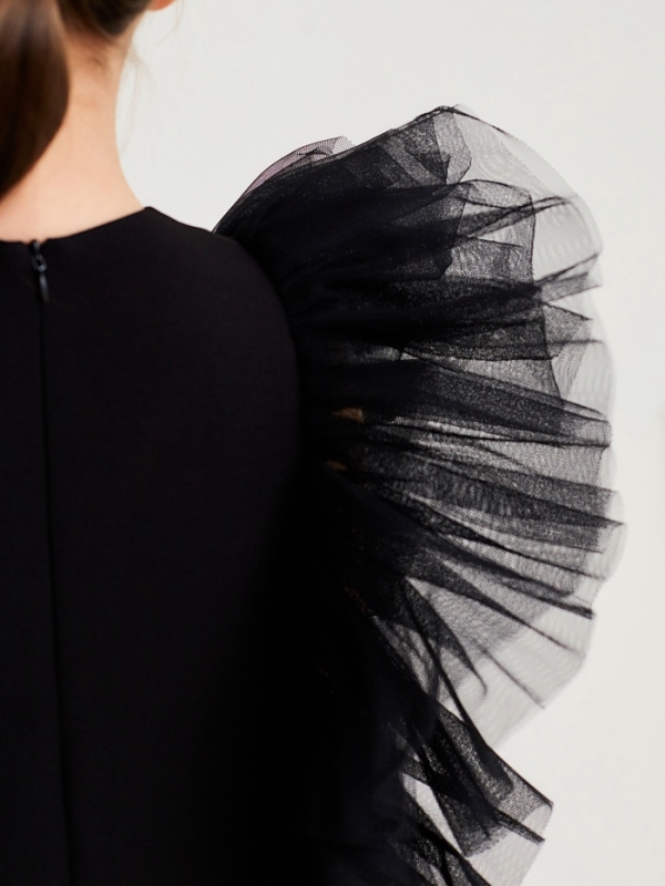 Платье нарядное детское MINAKU: PartyDress цвет чёрный, рост 110