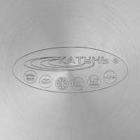 Кастрюля Катунь &laquo;Антея&raquo;, 3 л, d=20 см, капсульное дно, индукция, нержавеющая сталь, AISI - 201