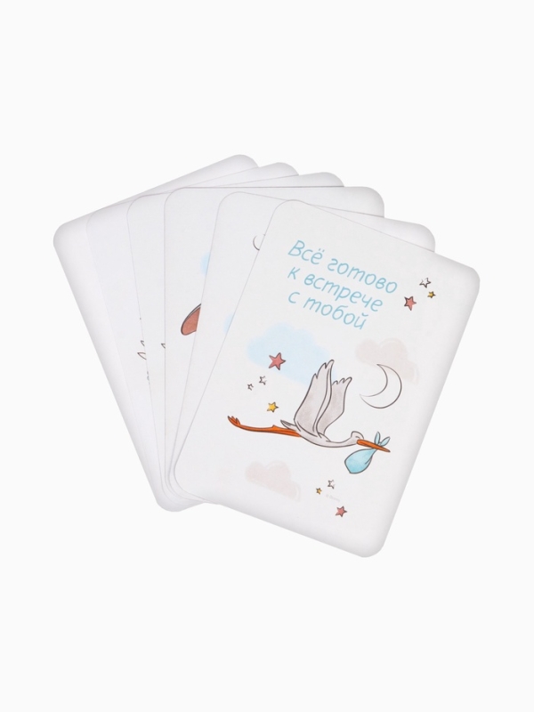 Набор двухсторонних карточек для фотосессий, развивающие чёрно-белые картинки,12&times;8 см, Дисней