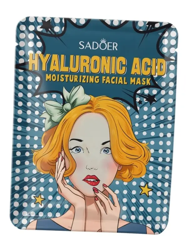 Маска тканевая увлажняющая для лица с гиалуроновой кислотой, 25 г