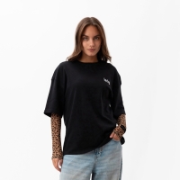 Футболка женская MIST Lucky р. S-M, черный Футболка женская MIST Lucky р. S-M, черный