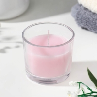 Свеча ароматическая в стакане АЛАНИЯ "Пион", 5,5 см