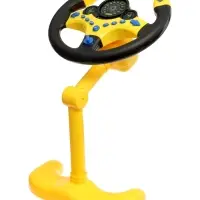 Руль музыкальный "Cупер водитель" с кронштейном, свет, звук