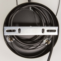 Светильник BayerLux ЭКО "Куб" 1х40Вт Е27 черный/коричневый 27х27х100см