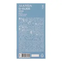 Ручка гелевая ErichKrause "G-Glass Stick Manga" черная, игольчатый узел 0.5 мм, увеличенный запас чернил, микс