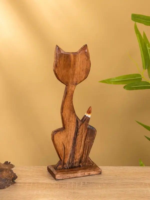 Сувенир на подставке &laquo;Киса&raquo;, 25-27 см, дерево, МИКС