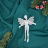 Украшение ёлочное "Феечка" 13х8, белый Украшение ёлочное "Феечка" 13х8, белый