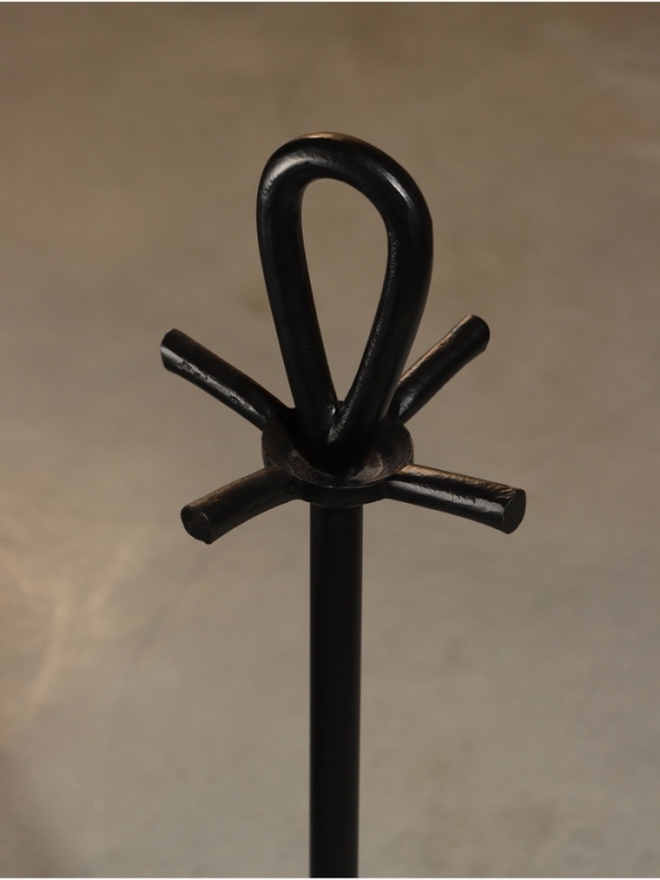 Каминный набор "Кочегар" сталь, 4 предмета, 17х17х63 см