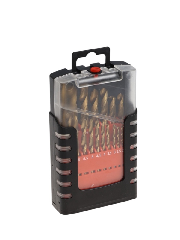 Набор свер по металлу ТУНДРА, HSS-Tin, цилиндрический хвостовик, 1 - 10 мм, 19 шт. Набор свер по металлу ТУНДРА, HSS-Tin, цилиндрический хвостовик, 1 - 10 мм, 19 шт.