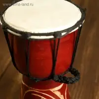 Сувенирный музыкальный инструмент "Барабан Джембе" 11,5х11,5х20 см МИКС