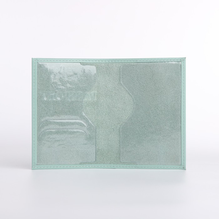 Обложка для паспорта, цвет мятный