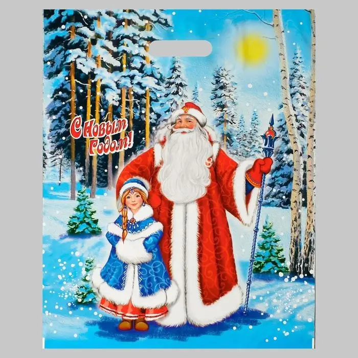 Пакет &laquo;Сказка&raquo;, полиэтиленовый с вырубной ручкой, 40&times;50 см