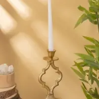 Подсвечник "Слияние" алюминий 12х8х23 см