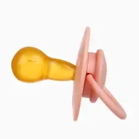 Набор классических пустышек, 2 шт., латекс, нюд/персиковый, в контейнере, от 6 мес., M&B