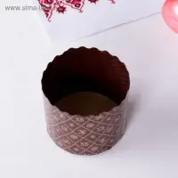 Форма бумажная для кулича &laquo;ХВ&raquo;, 70&times;60 мм