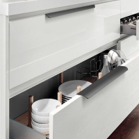 Ручка торцевая CAPPIO RT002BL, L=150 мм, м/о 128 мм, цвет черный