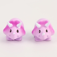 Миниатюра кукольная &laquo;Динозаврик&raquo;, набор 2 шт., размер 1 шт. &mdash; 3 &times; 5,5 &times; 2 см, цвет фиолетовый