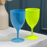 Бокал пластиковый «Салют», 400 мл, цвет МИКС Бокал пластиковый «Салют», 400 мл, цвет МИКС