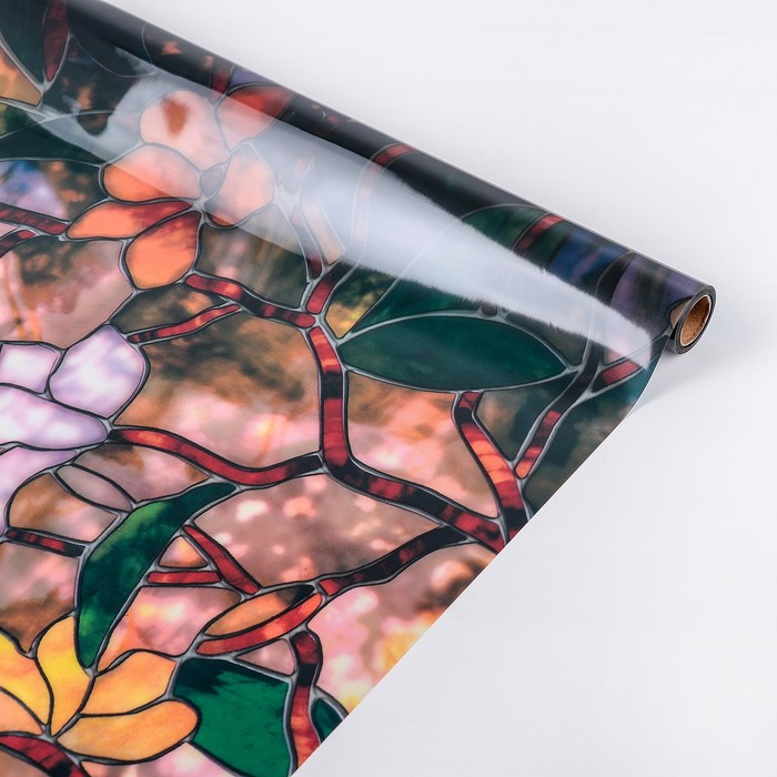 Витражная плёнка &laquo;Сакура&raquo;, 45&times;200 см