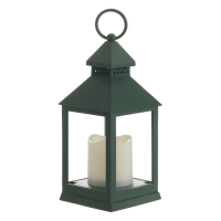 Ночник "Огонек" LED 3Вт 4000К 3х ААА зеленый 10,5х10,5х24см RISALUX