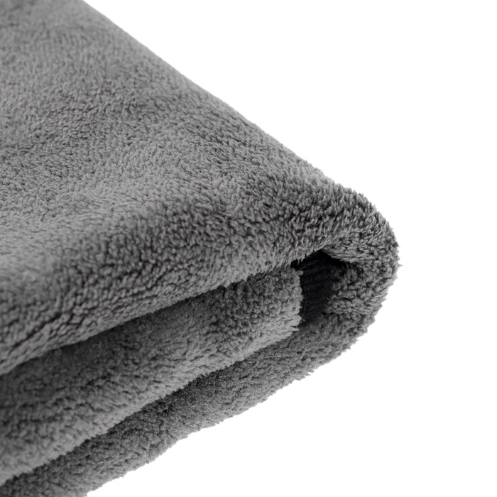 Тряпка для мытья авто, CARTAGE, микрофибра, 800 г/м&sup2;, 40&times;60 cм, розово-серая