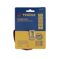 Рулетка ТУНДРА, двухкомпонентный корпус, автостоп, 3 м х 16 мм, магнитный зацеп