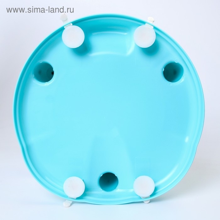 Стульчик для купания на присосках, цвет голубой