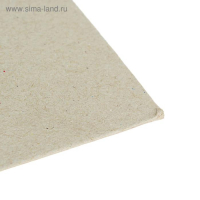 Картон переплётный 0.9 мм, 30 х 40 см, 50 листов, 540 г/м², серый Картон переплётный 0.9 мм, 30 х 40 см, 50 листов, 540 г/м², серый