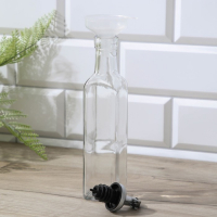 Набор керамический сервировочный на деревянной подставке &laquo;Эстет&raquo;, 5 предметов: 2 соусника 300 мл, 2 сахарницы 260 мл, стакан, 2 ложки, цвет белый