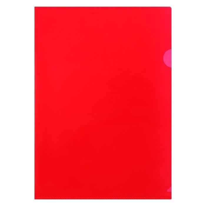 Набор папок-уголков А4, 180 мкм, Calligrata "DeLuxe", непрозрачные, с тиснением, 4 штуки, микс