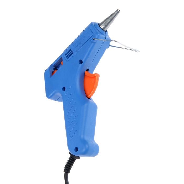 Клеевой пистолет ТУНДРА, 20 Вт, 220 В, выключатель, индикатор, длинное сопло, 7 мм Клеевой пистолет ТУНДРА, 20 Вт, 220 В, выключатель, индикатор, длинное сопло, 7 мм